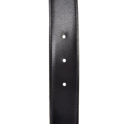 Hermes Box Togo 32mm Belt Strap 85 Black Gold 5 of 6