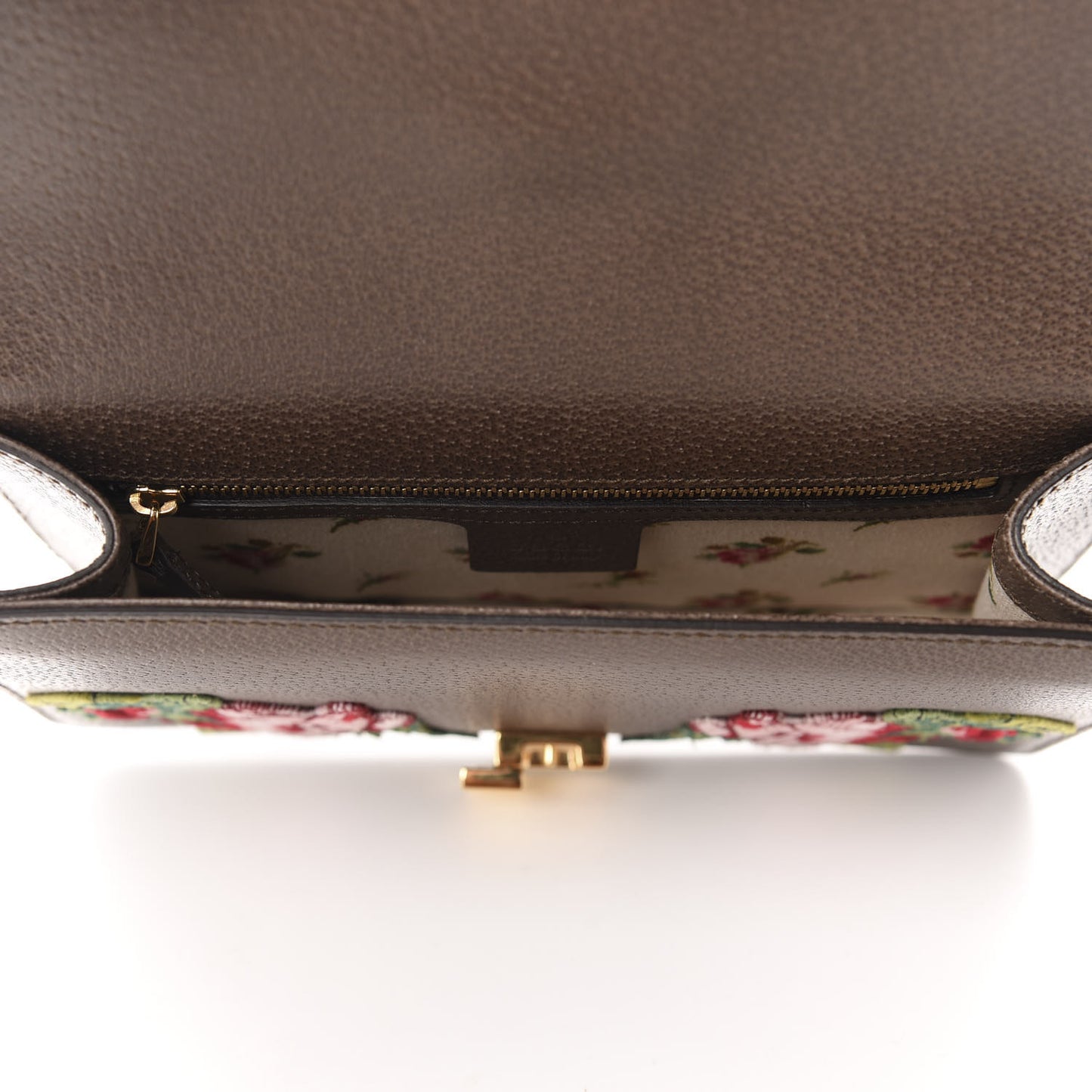 Calfskin Embroidered Sylvie Belt Bag 85 34 Brown