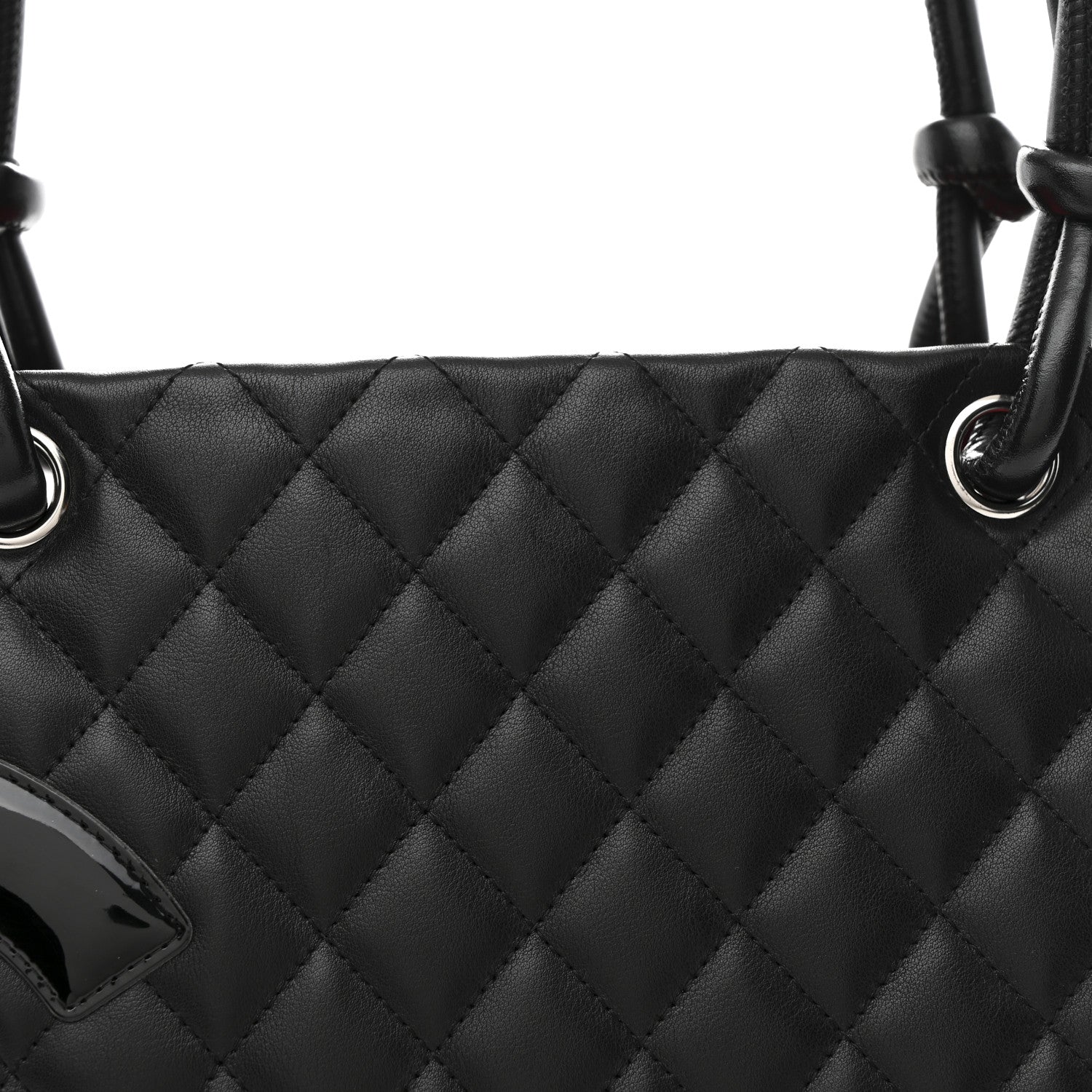 Chanel Calfskin Quilted Large Cambon Tote Black 8 of 10