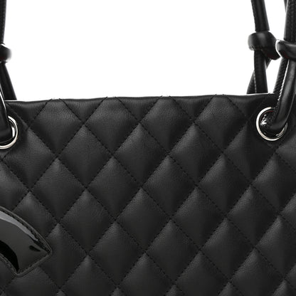 Chanel Calfskin Quilted Large Cambon Tote Black 8 of 10