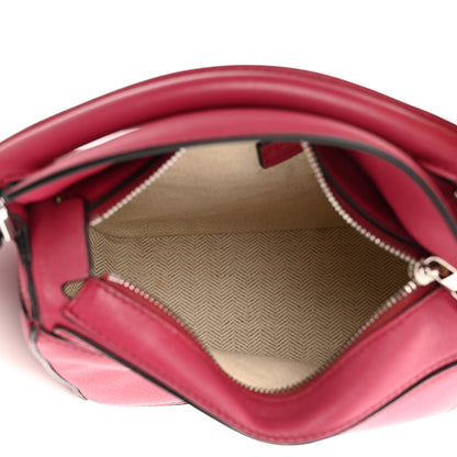 Loewe Calfskin Mini Puzzle Bag Raspberry 5 of 9