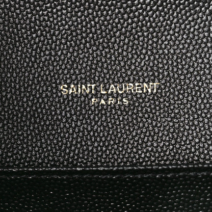 Saint Laurent Grain de Poudre Mini Uptown Crossbody Bag Black 8 of 11