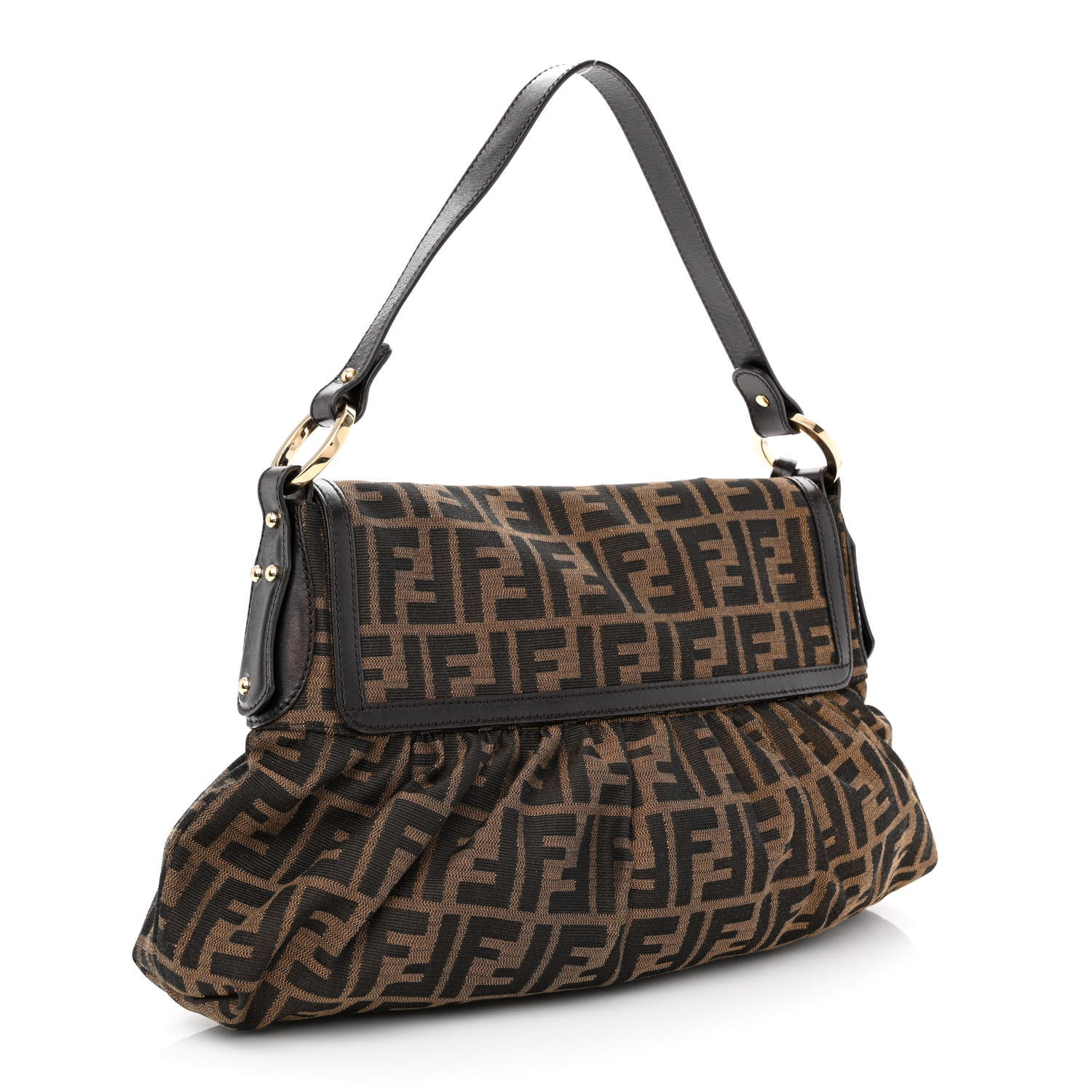 Fendi Zucca Medium Chef Shoulder Bag Tobacco 3 of 10