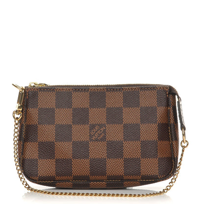 Louis Vuitton Damier Ebene Mini Pochette Accessories 1 of 7