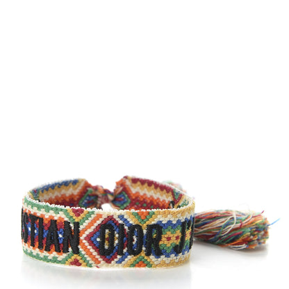 Christian Dior Woven Cotton J'Adior Friendship Bracelet Set Multicolor 6 of 6