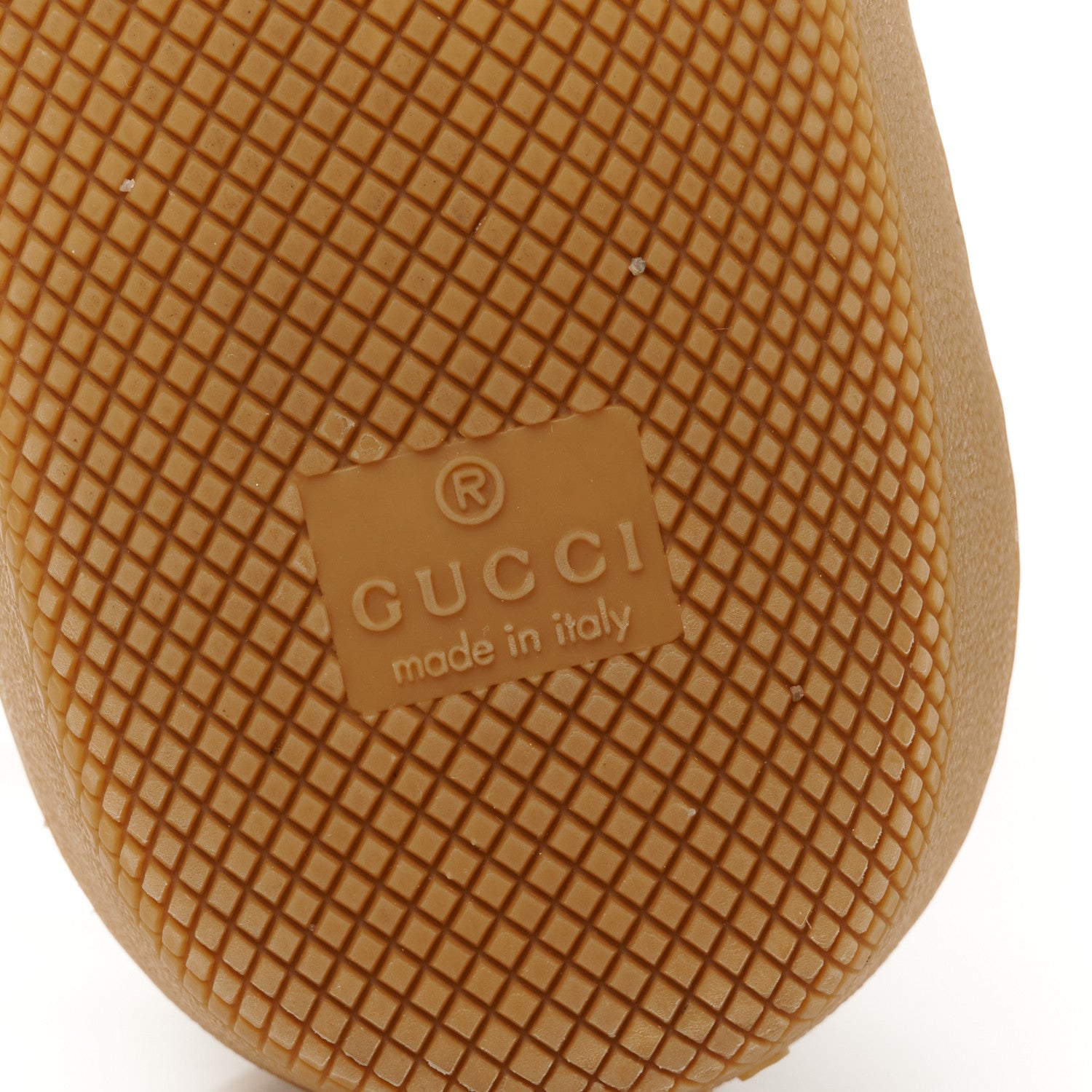 Gucci Calfskin Suede Web Womens G74 Sneakers 38.5 Oatmeal Burro New Mystic White 8 of 10