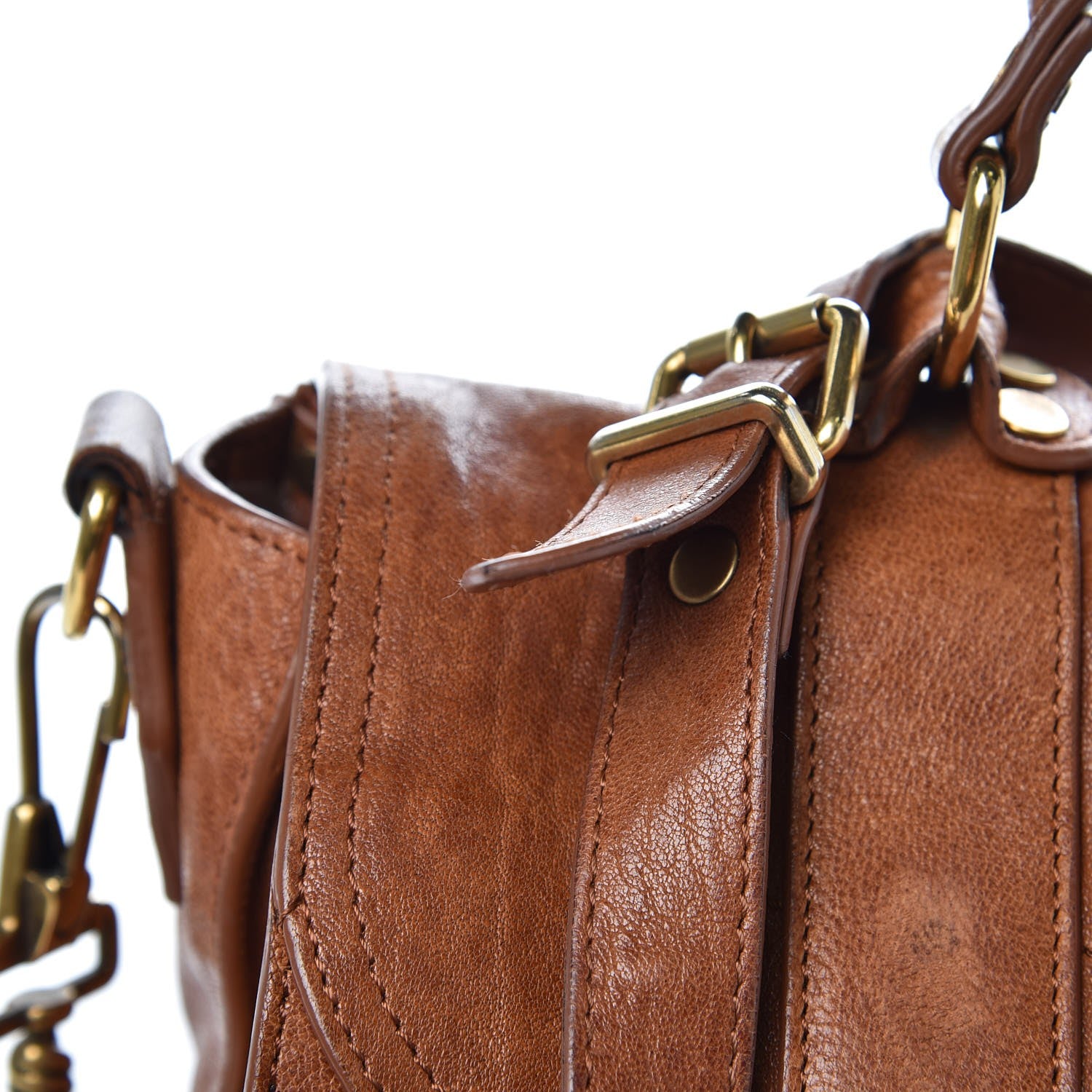 Proenza Schouler Lambskin Medium PS1 Satchel Saddle 13 of 21