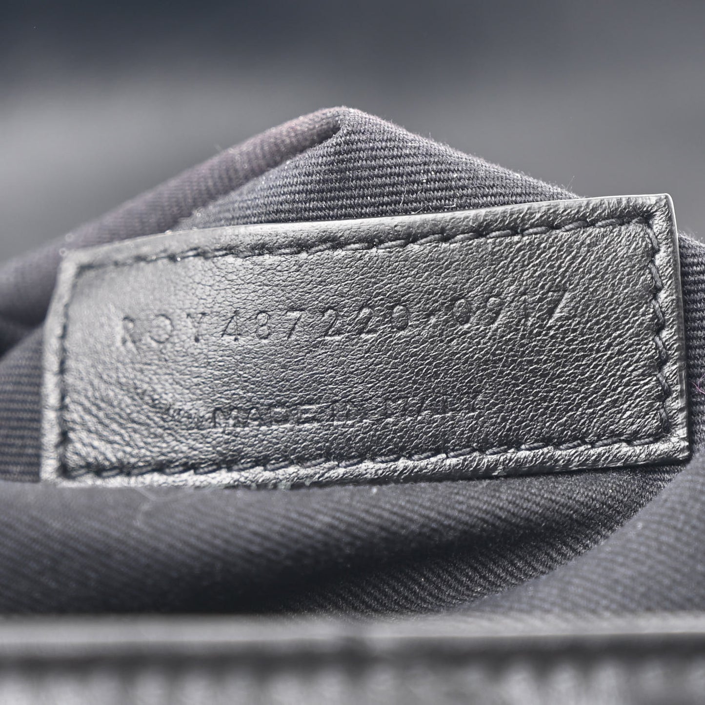 Calfskin Y Quilted Monogram Small Loulou Backpack Black