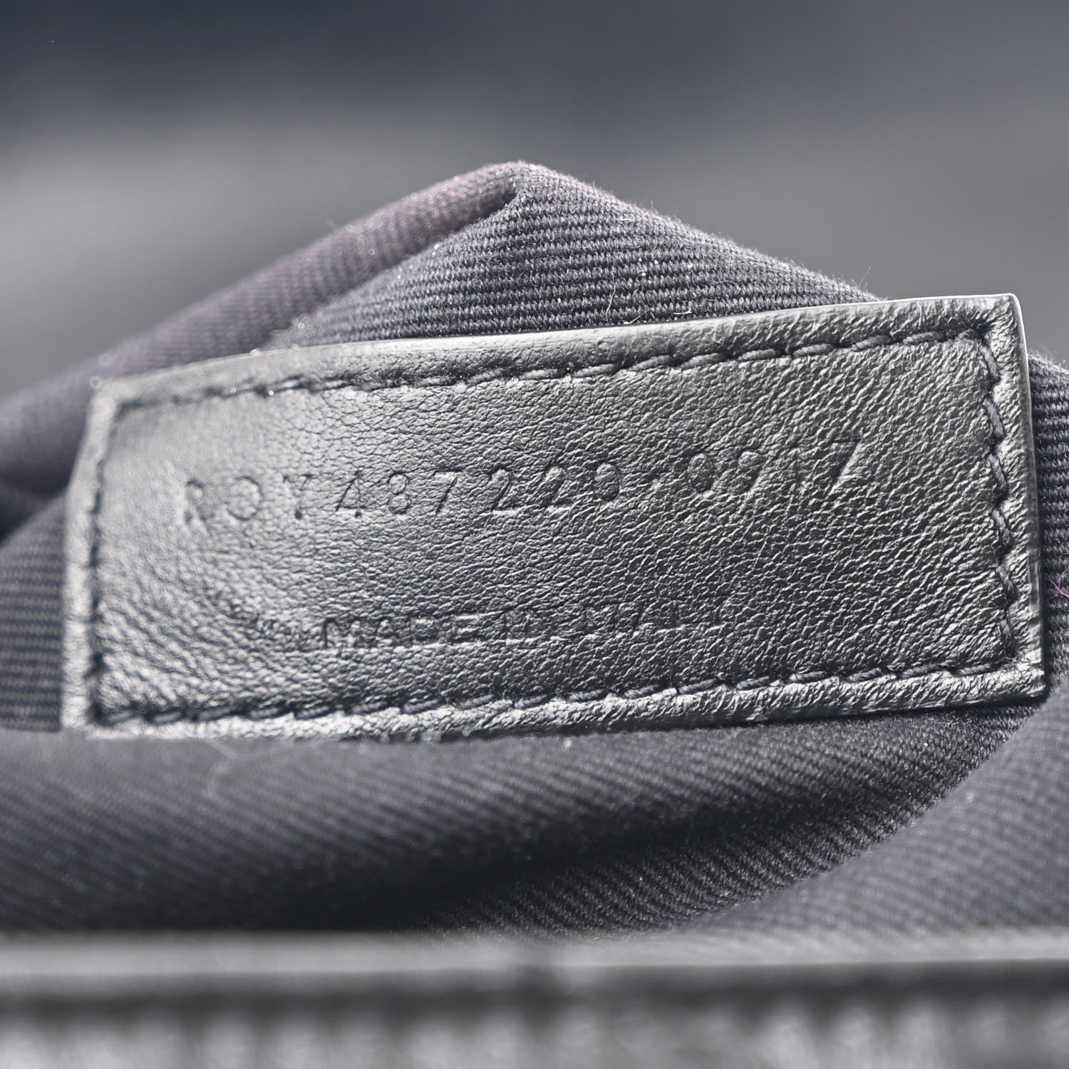 Saint Laurent Calfskin Y Quilted Monogram Small Loulou Backpack Black 7 of 10