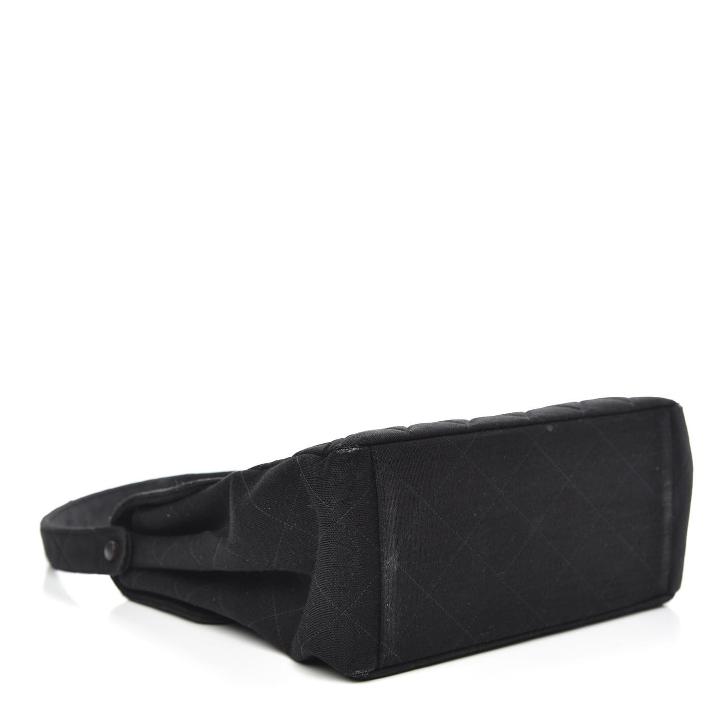 Jersey Quilted Double Sided Flap Black