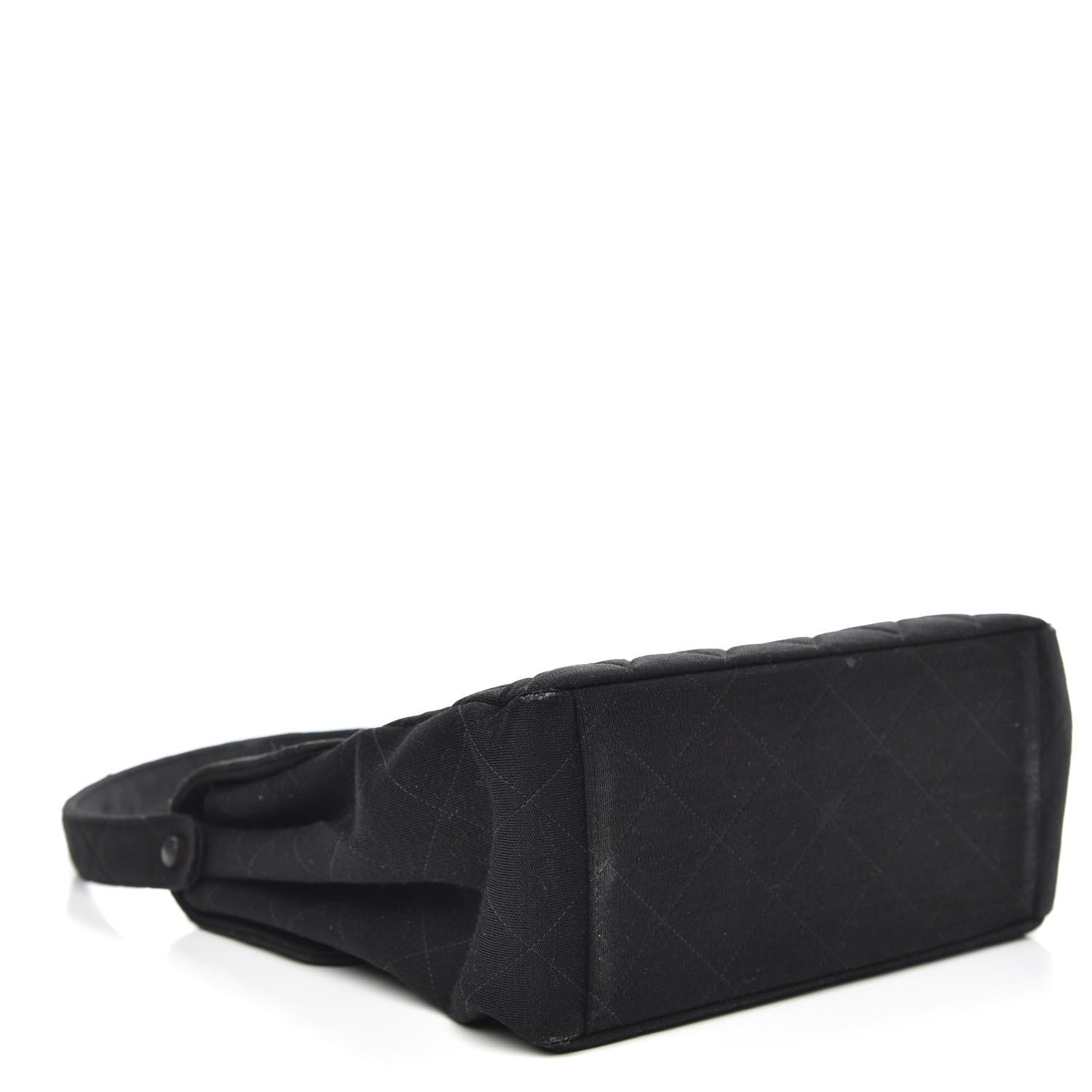 Chanel Jersey Quilted Double Sided Flap Black 4 of 15