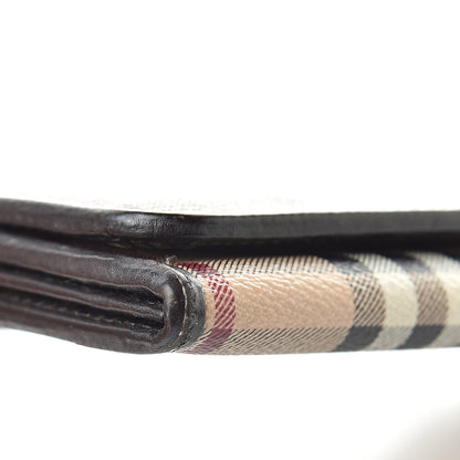 Burberry Haymarket Check Penrose Continental Wallet Chocolate 14 of 15