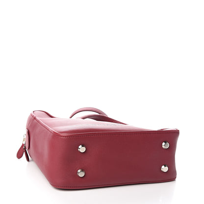 Balenciaga Shiny Day Calfskin S Triangle Duffle Rouge Grenat 3 of 9