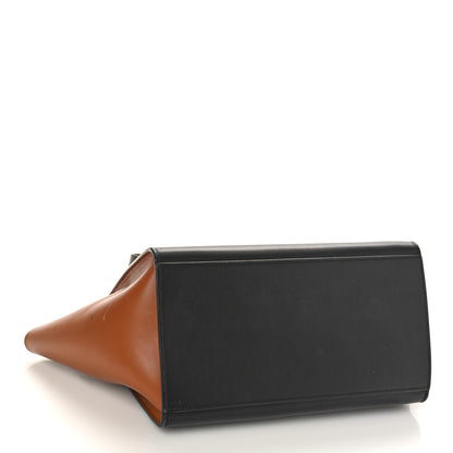 Celine Satin Calfskin Tri-Color Trapeze Khaki 4 of 11