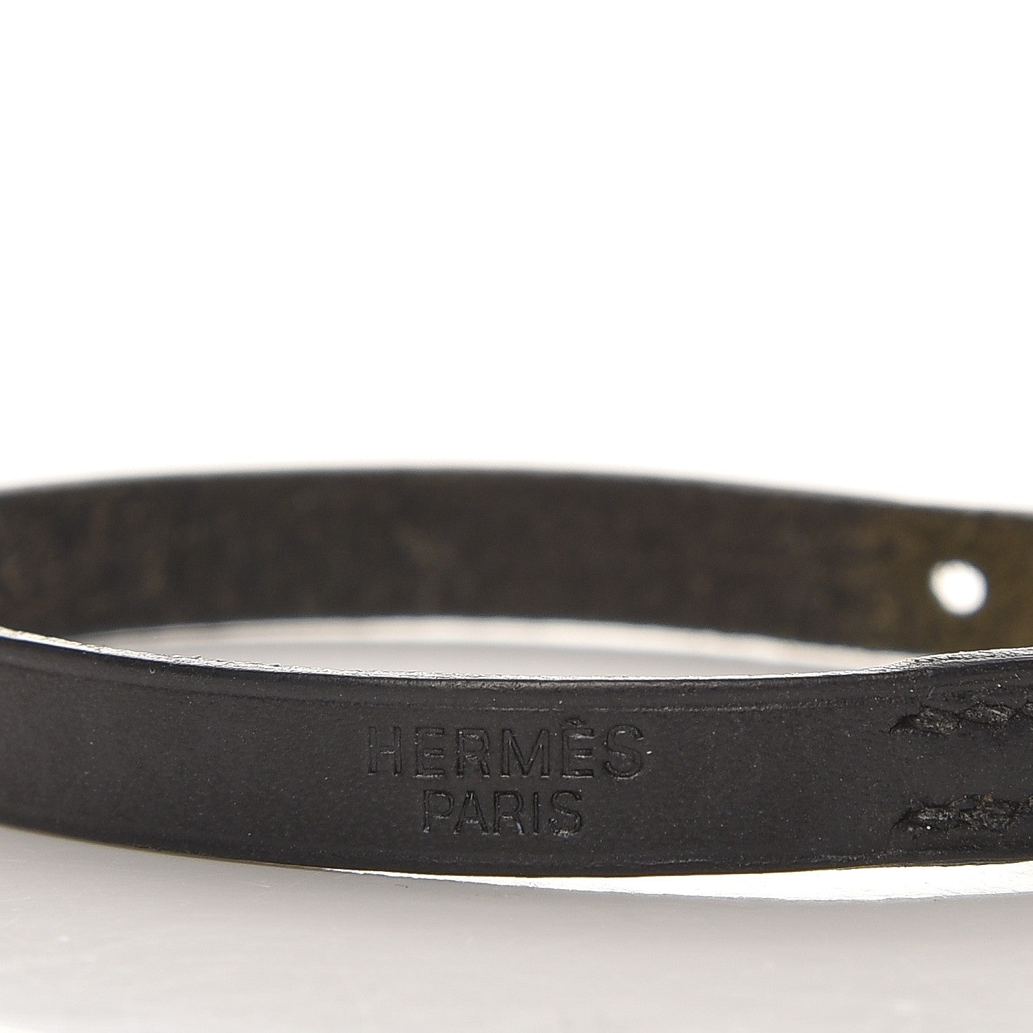 Hermes Chamonix Hapi Single Tour Bracelet M Black 3 of 6