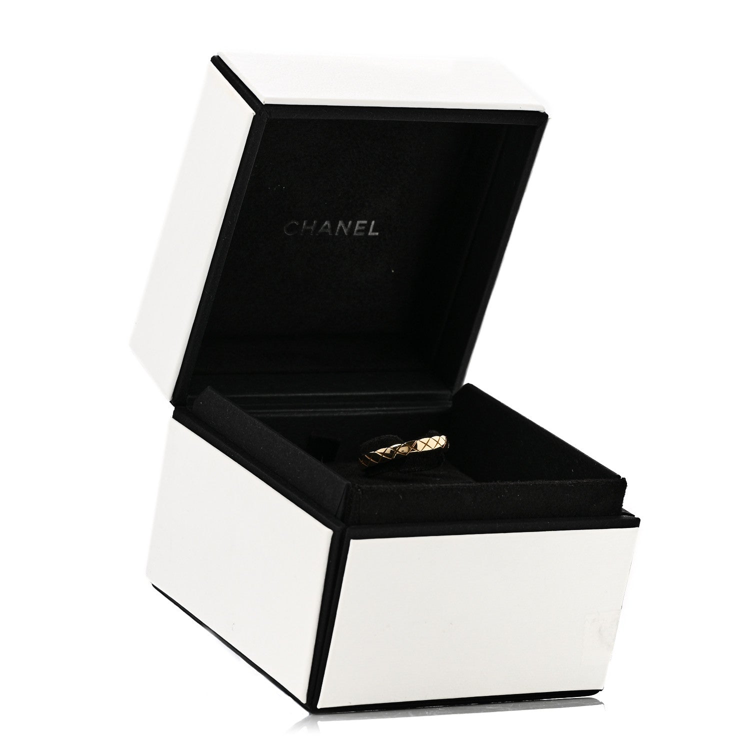 Chanel 18K Yellow Gold Mini Coco Crush Ring 55 7.25 1869797