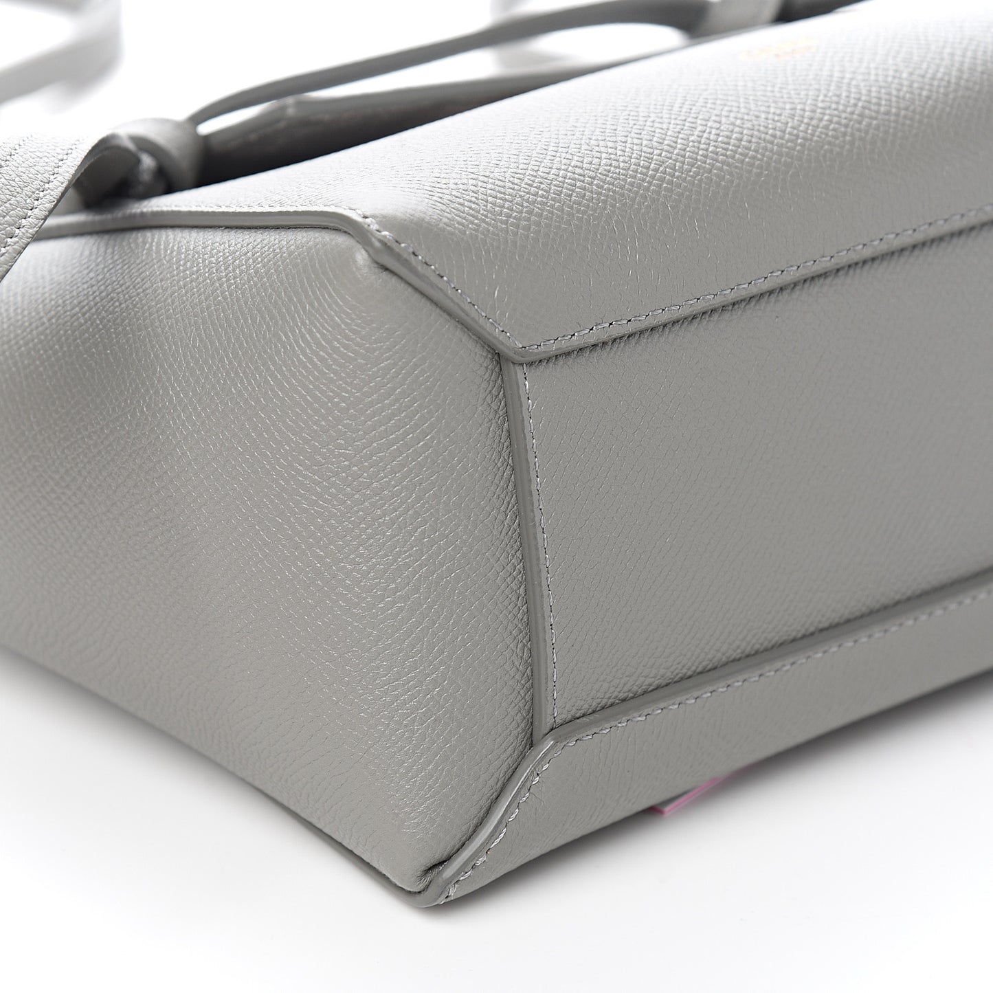 Grained Calfskin Nano Belt Bag Cloud