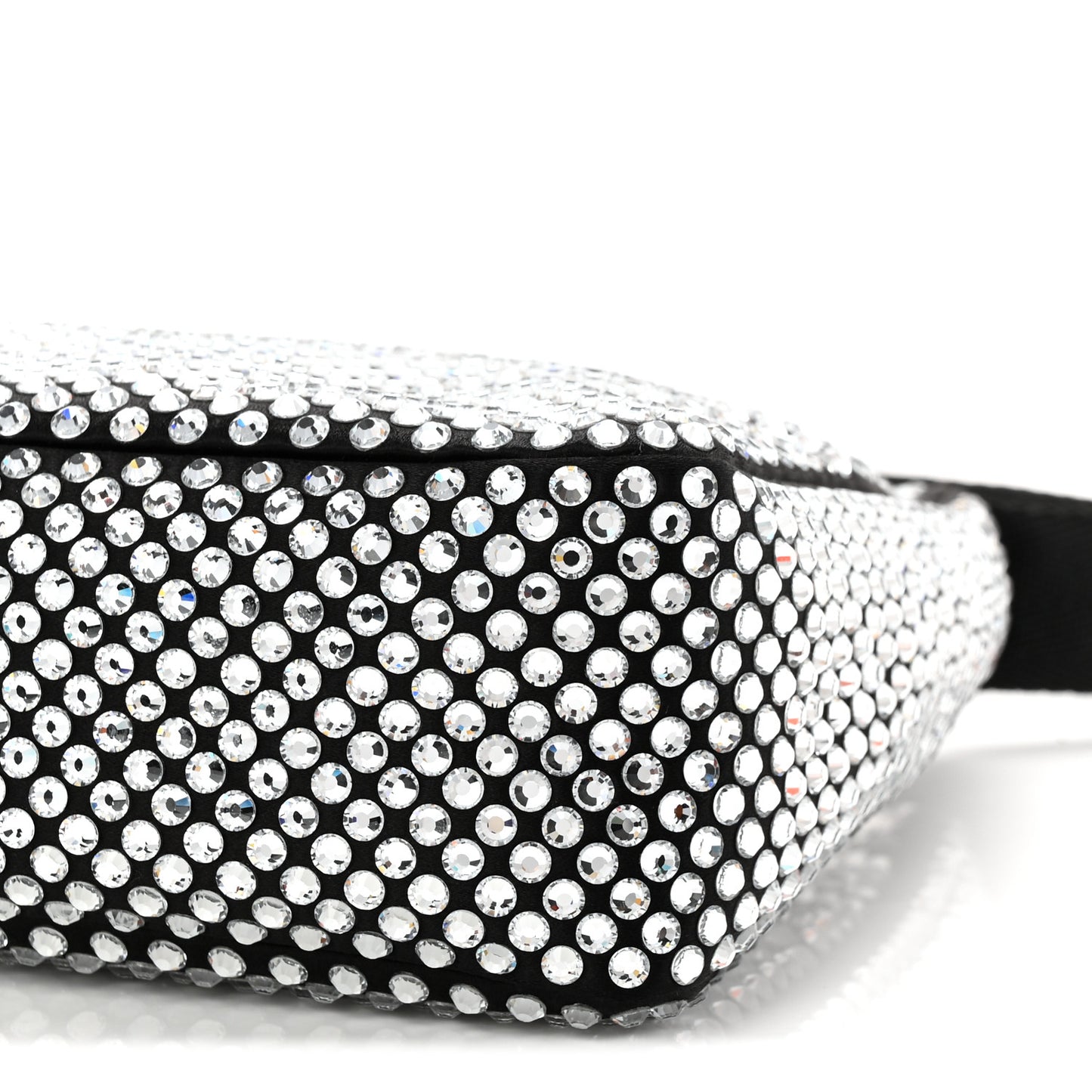 Satin Crystal Mini Re-Edition 2000 Bag Cristal
