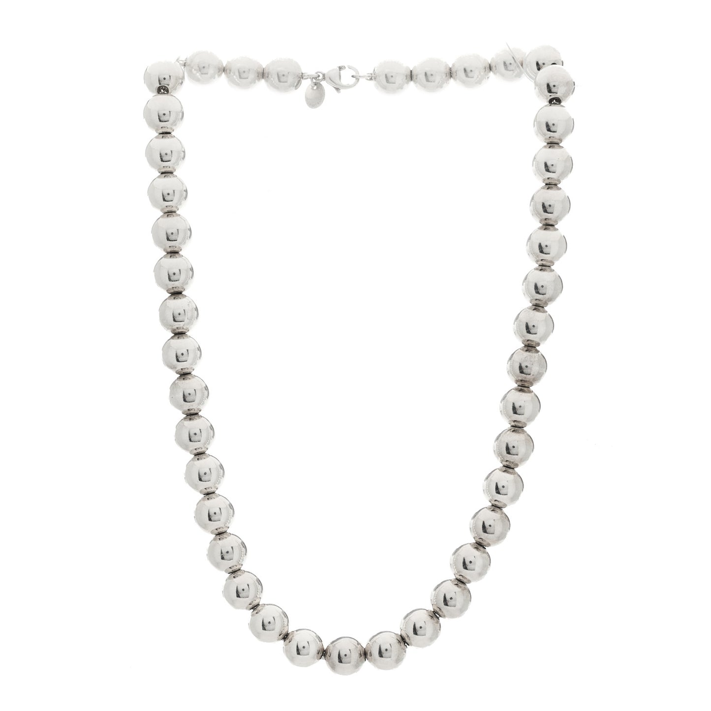 Sterling Silver 10mm Hardwear Ball Necklace