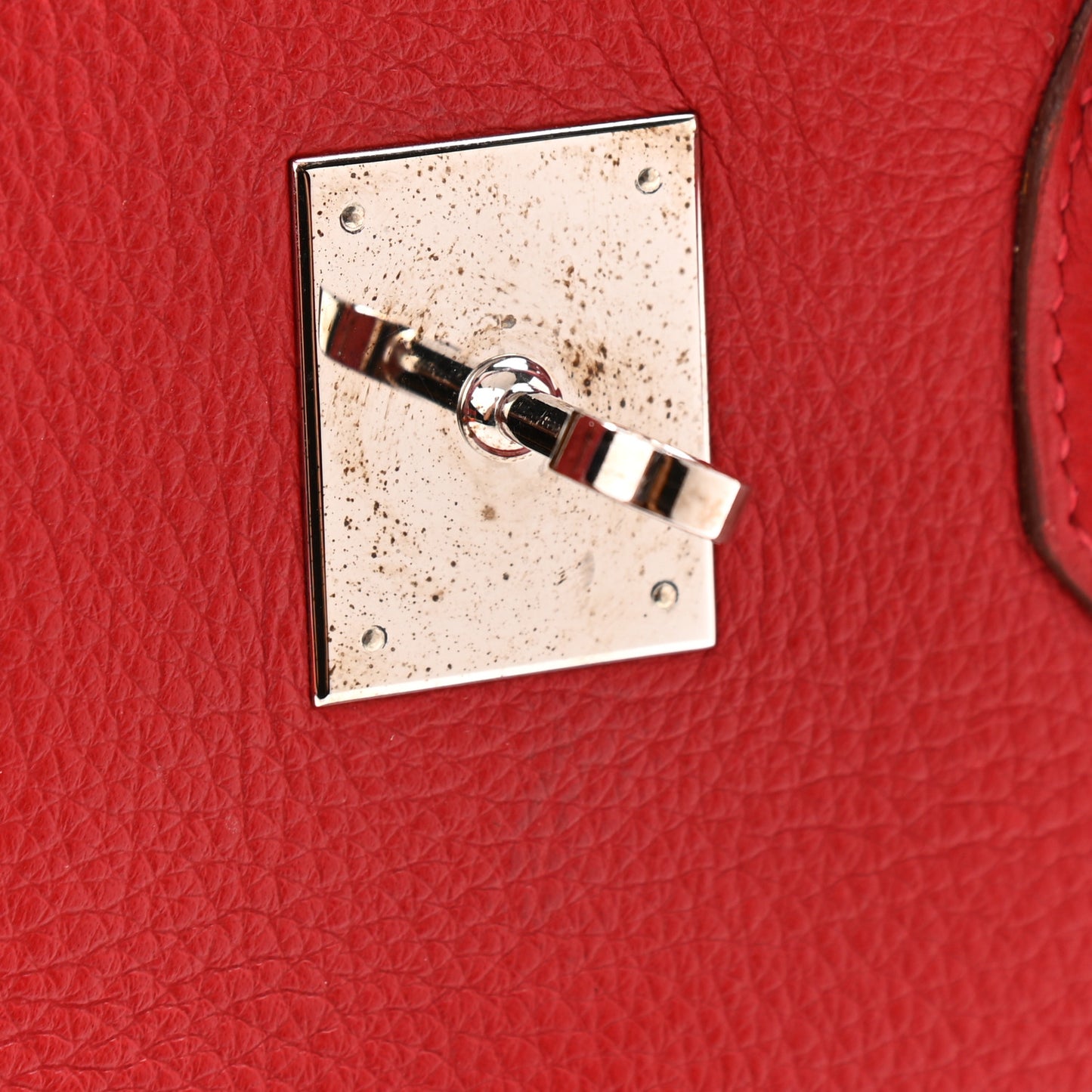 Taurillon Clemence Birkin 35 Rouge Vif