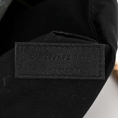 Saint Laurent Denim Quilted Medium Loulou Puffer Monogram Chain Satchel Blue Cinnamon 7 of 11