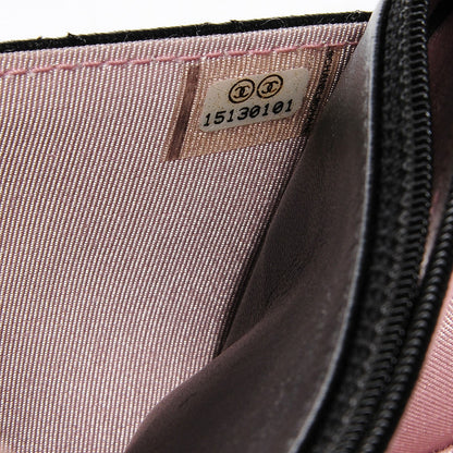 Chanel Lambskin Micro Quilted Wallet On Chain WOC Black 9 of 9