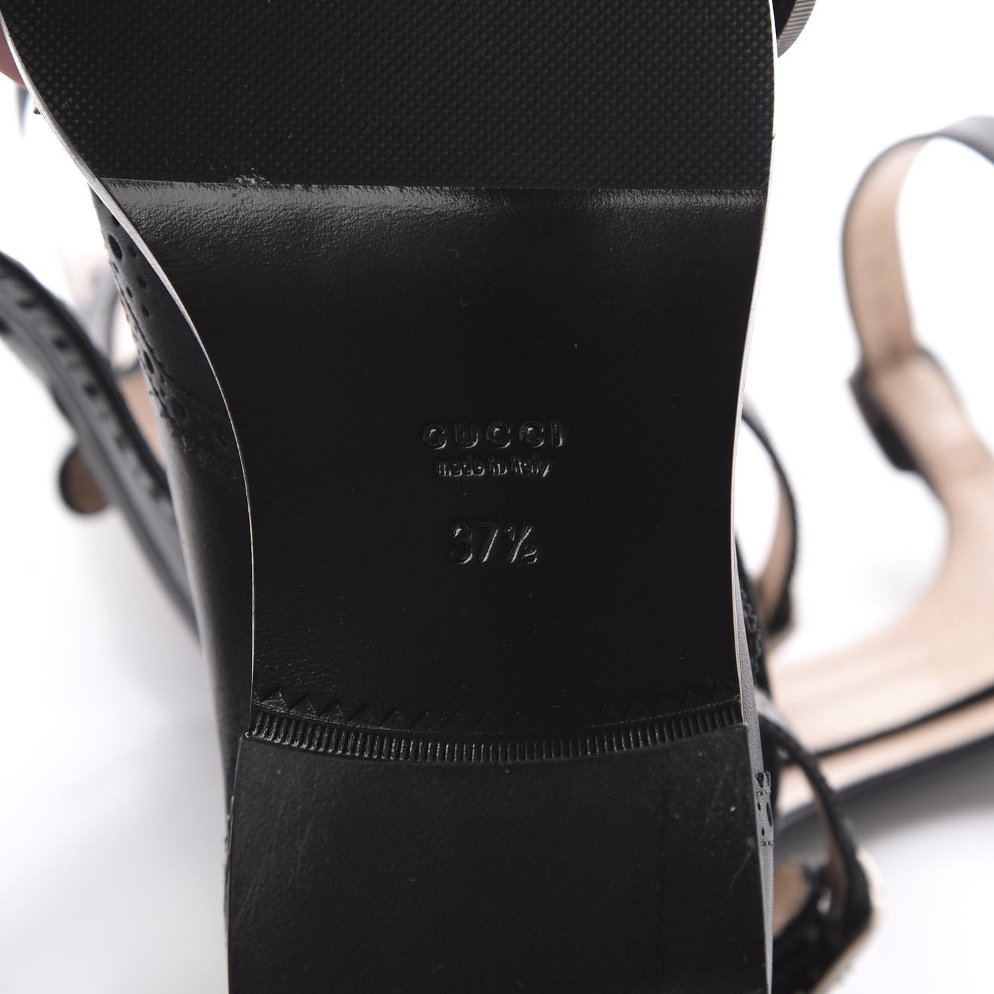 Calfskin Queercore Brogue Knee High Boots 37.5 Black