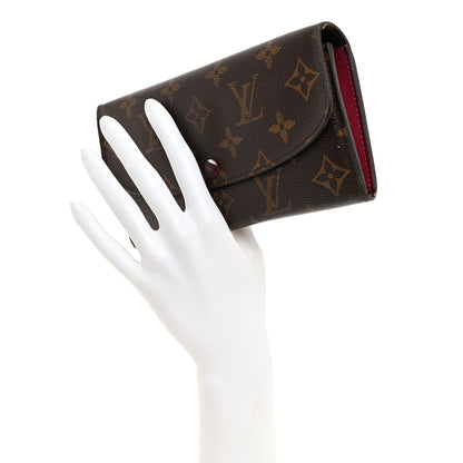 Louis Vuitton Monogram Emilie Wallet Fuchsia 2 of 12