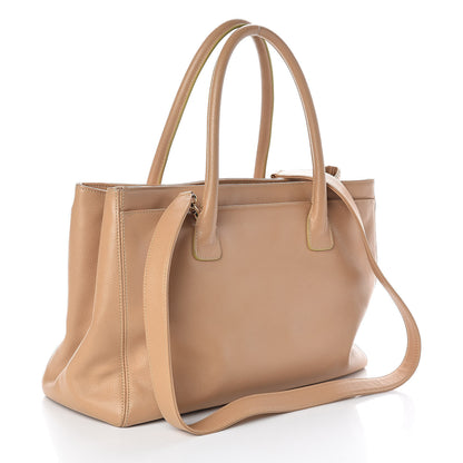 Chanel Calfskin Cerf Executive Shopper Tote Beige Clair 3 of 12