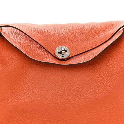 Hermes Taurillon Clemence Lindy 30 Orange 8 of 14
