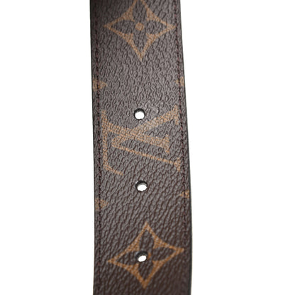 Louis Vuitton Calfskin Monogram 30mm LV Initiales Reversible Belt 85 34 Black 4 of 5