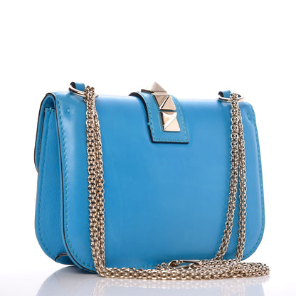 Valentino Garavani Vitello Small Glam Lock Rockstud Flap Parrot 4 of 8