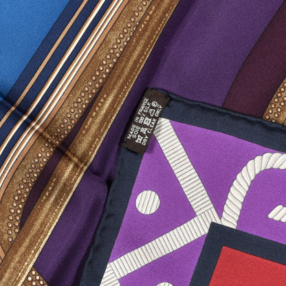 Hermes Silk Balade En Berline Scarf 90 5 of 5