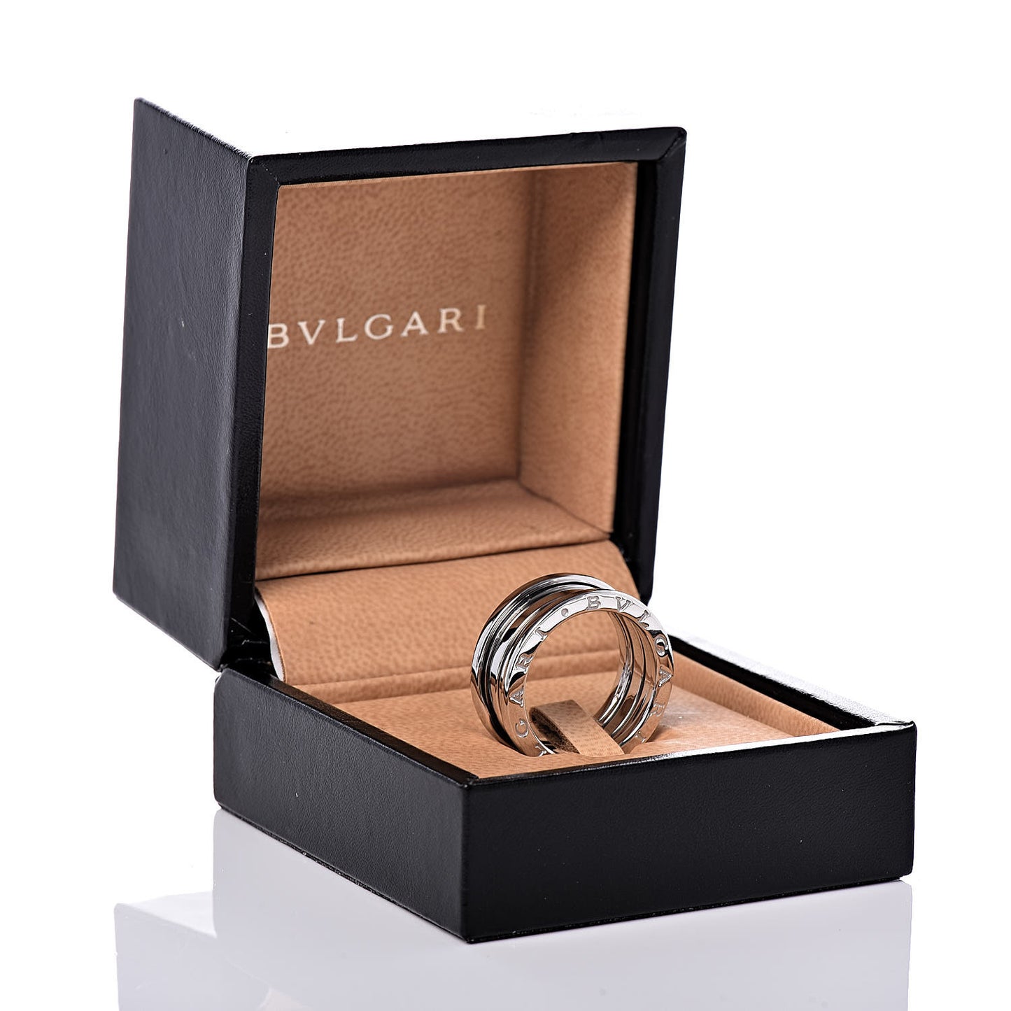 18K White Gold B.Zero1 Three-Band Ring 56 7.5