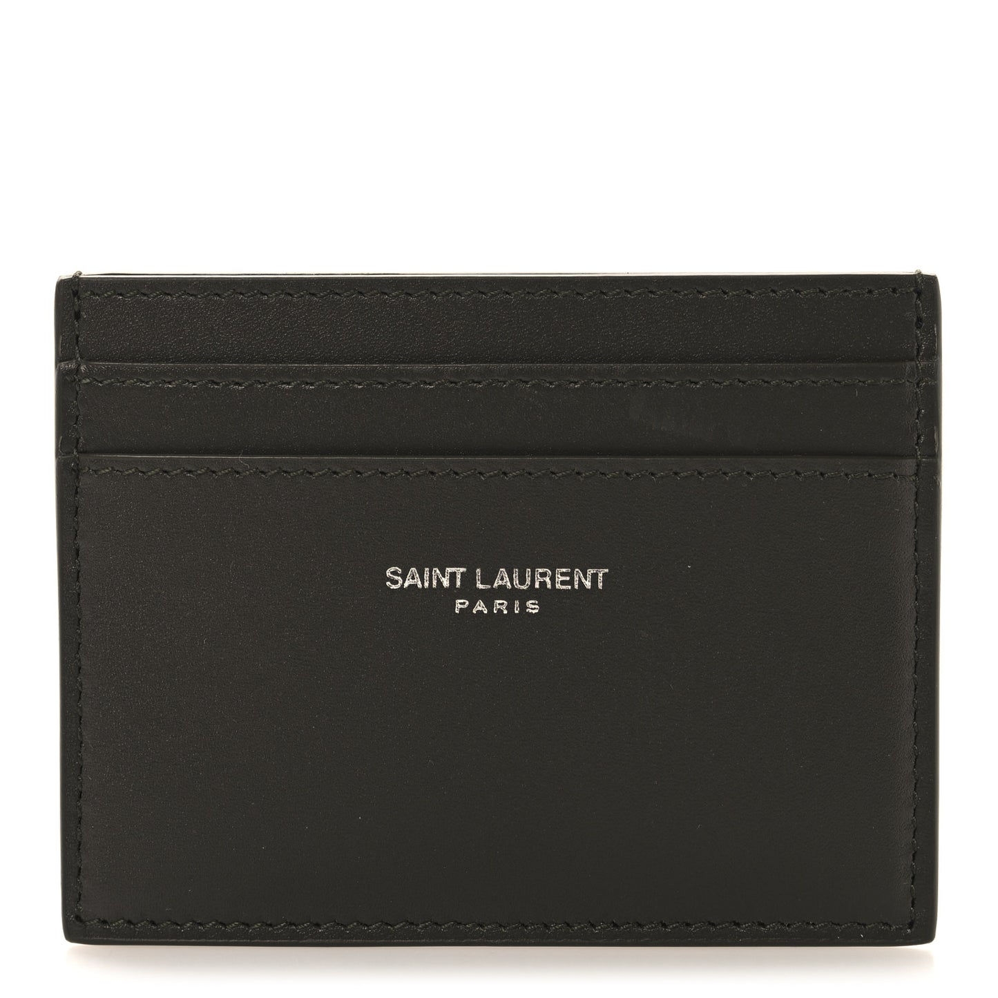 Calfskin Card Case Haunting Green