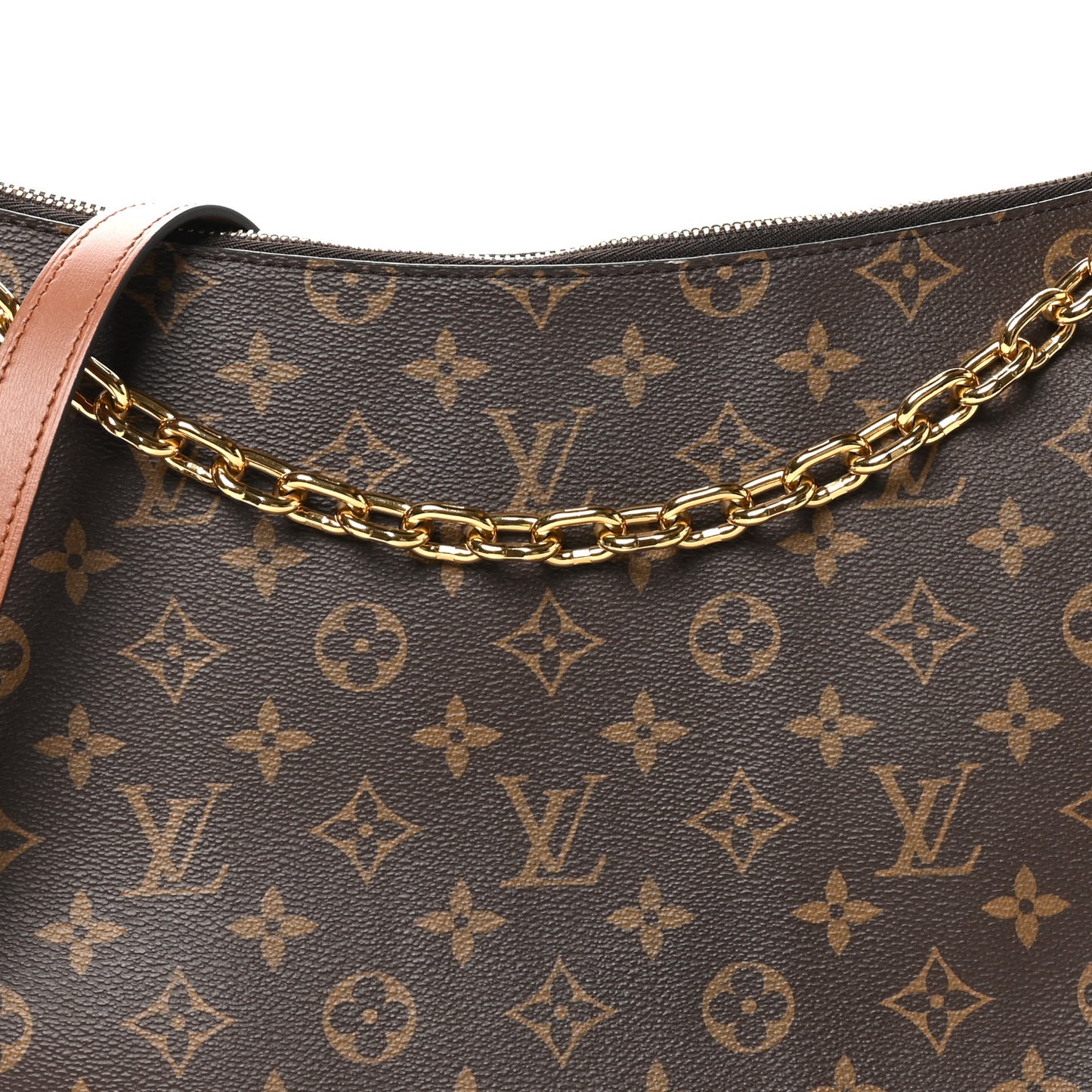 Reverse Monogram Loop Hobo