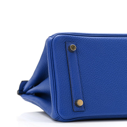 Hermes Togo Birkin 25 Bleu Royal 9 of 11