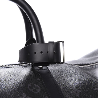 Louis Vuitton Monogram Eclipse Keepall Bandouliere 55 11 of 13