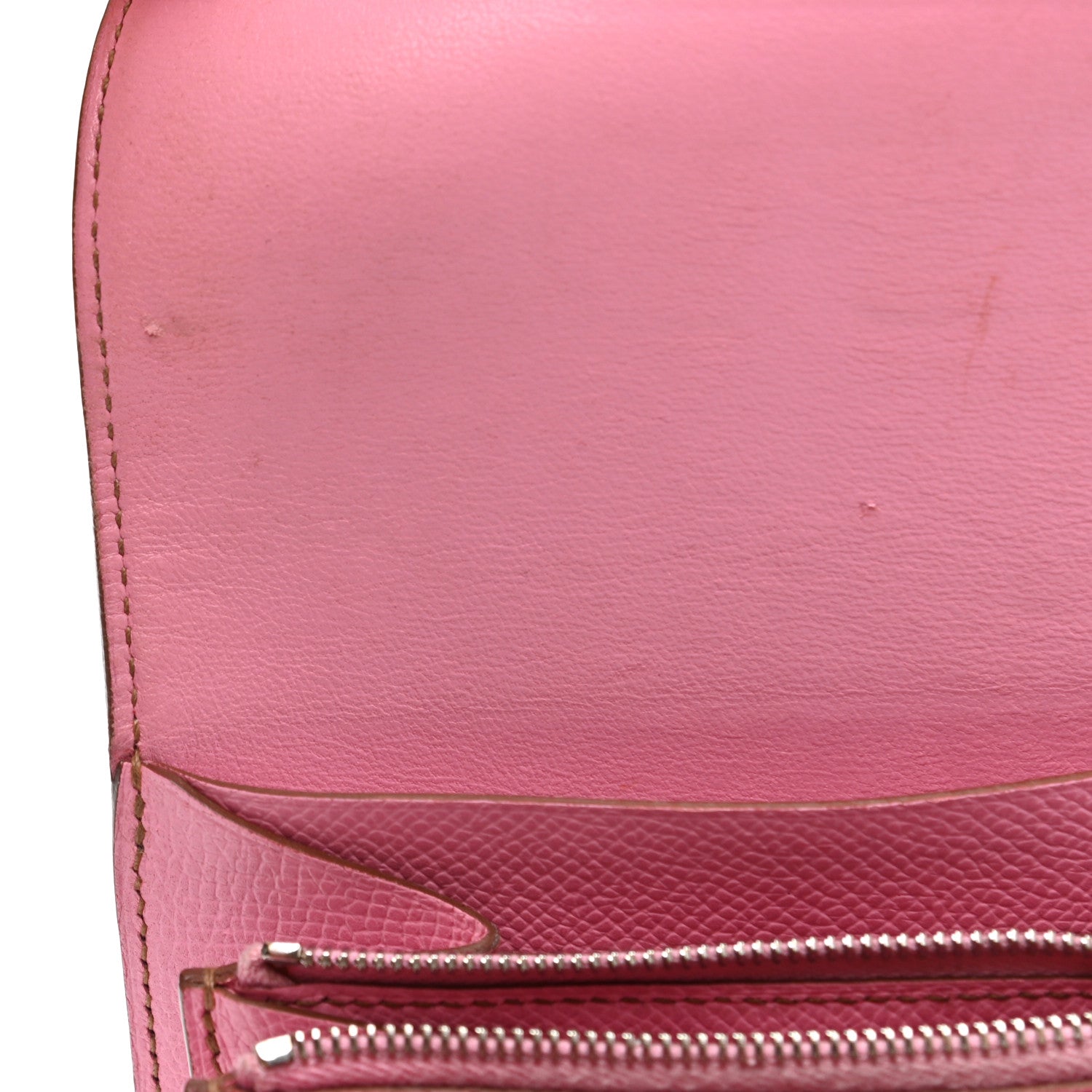 Hermes Epsom Constance Short Wallet 5P Pink 9 of 17