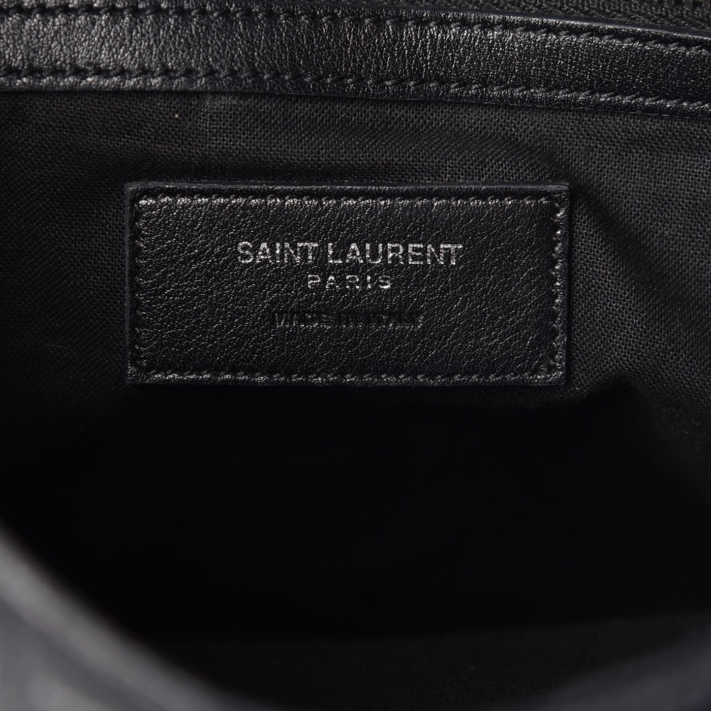 Crocodile Embossed Lambskin Festival Backpack Black
