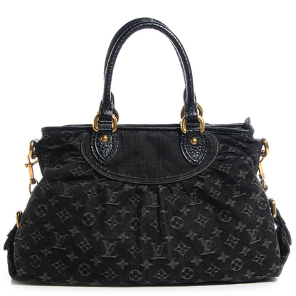 Louis Vuitton Denim Neo Cabby MM Black 1 of 7