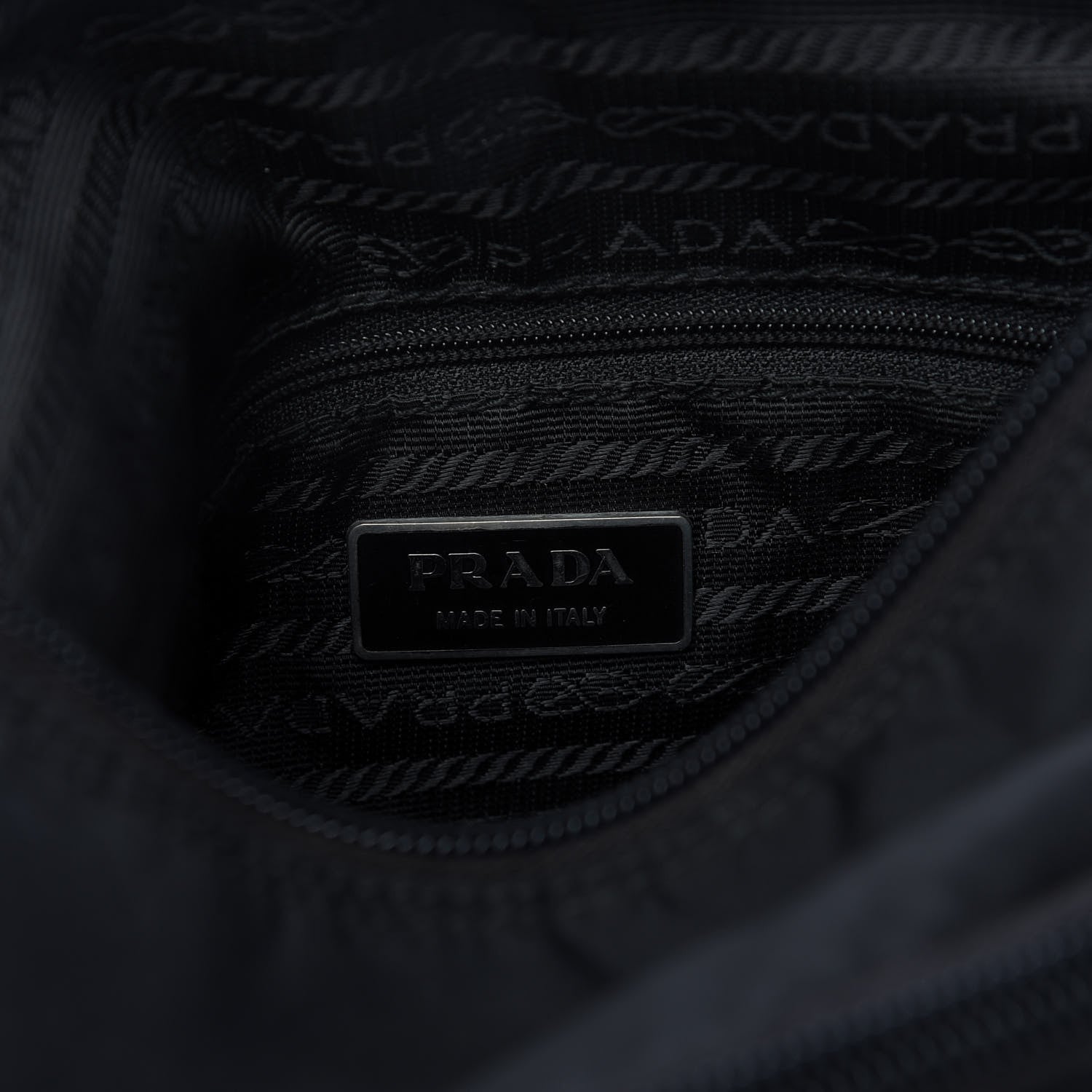 Prada Nylon Tessuto Messenger Bag Black 8 of 9