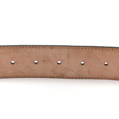 Gucci Guccissima Signature Interlocking G Belt 90 36 Hibiscus Red 4 of 6