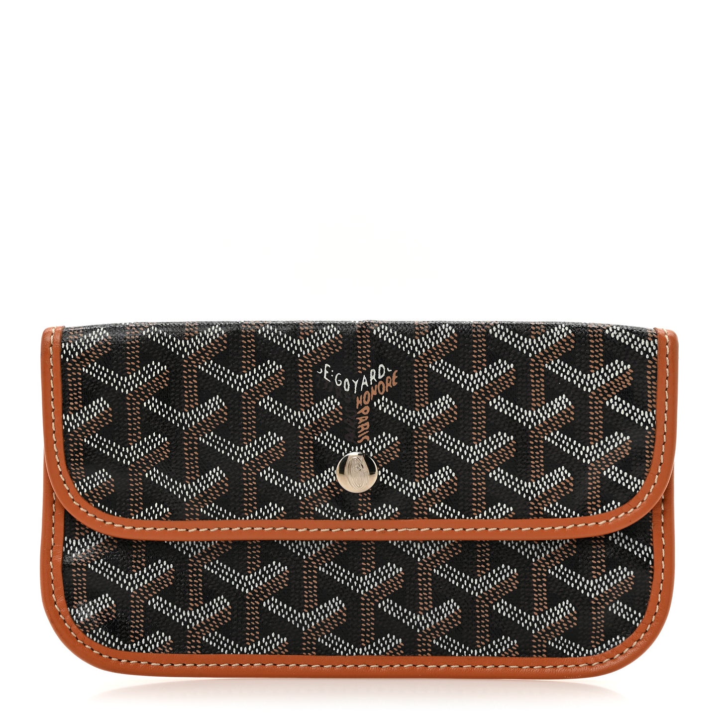 Goyardine Pouch Black Gold