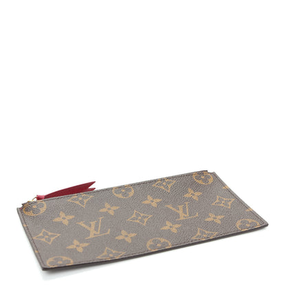 Louis Vuitton Monogram Felicie Chain Wallet Zippered Insert Fuchsia 4 of 6
