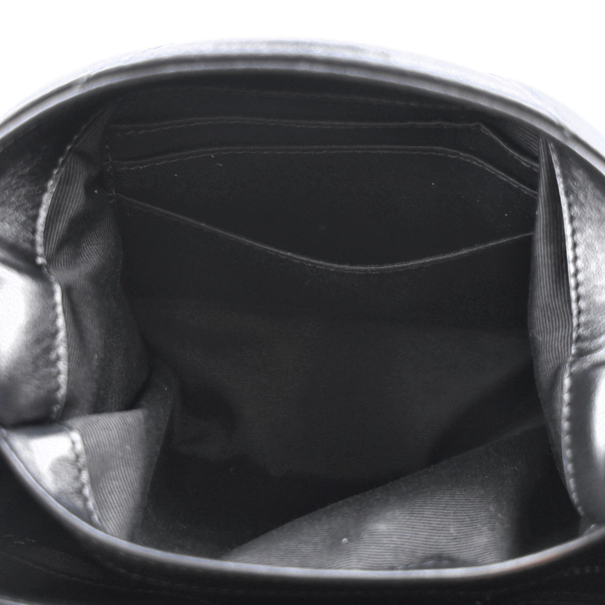 Saint Laurent Calfskin Y Quilted Monogram Toy Loulou Crossbody Bag Black 5 of 11