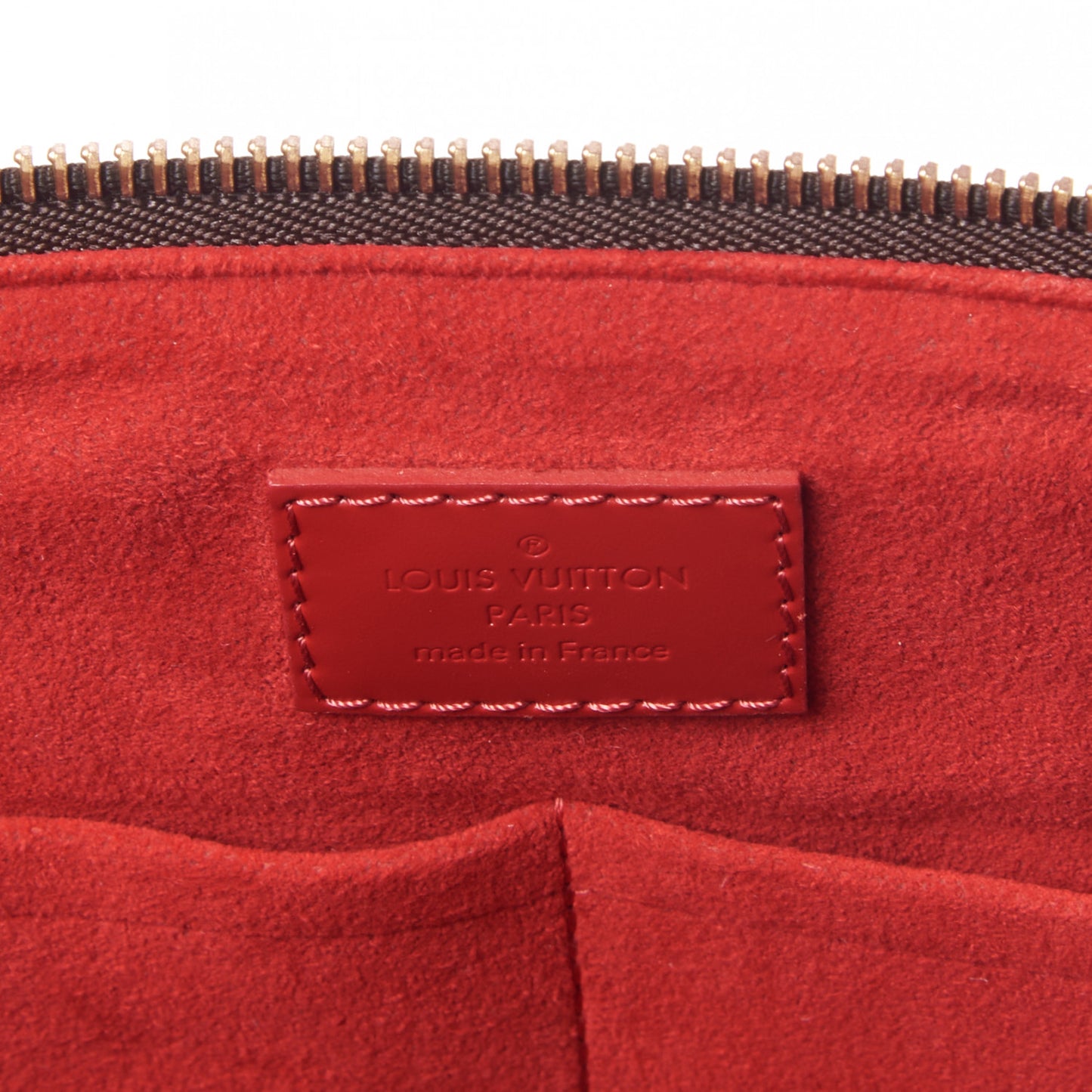 Damier Ebene Caissa Tote PM Cherry