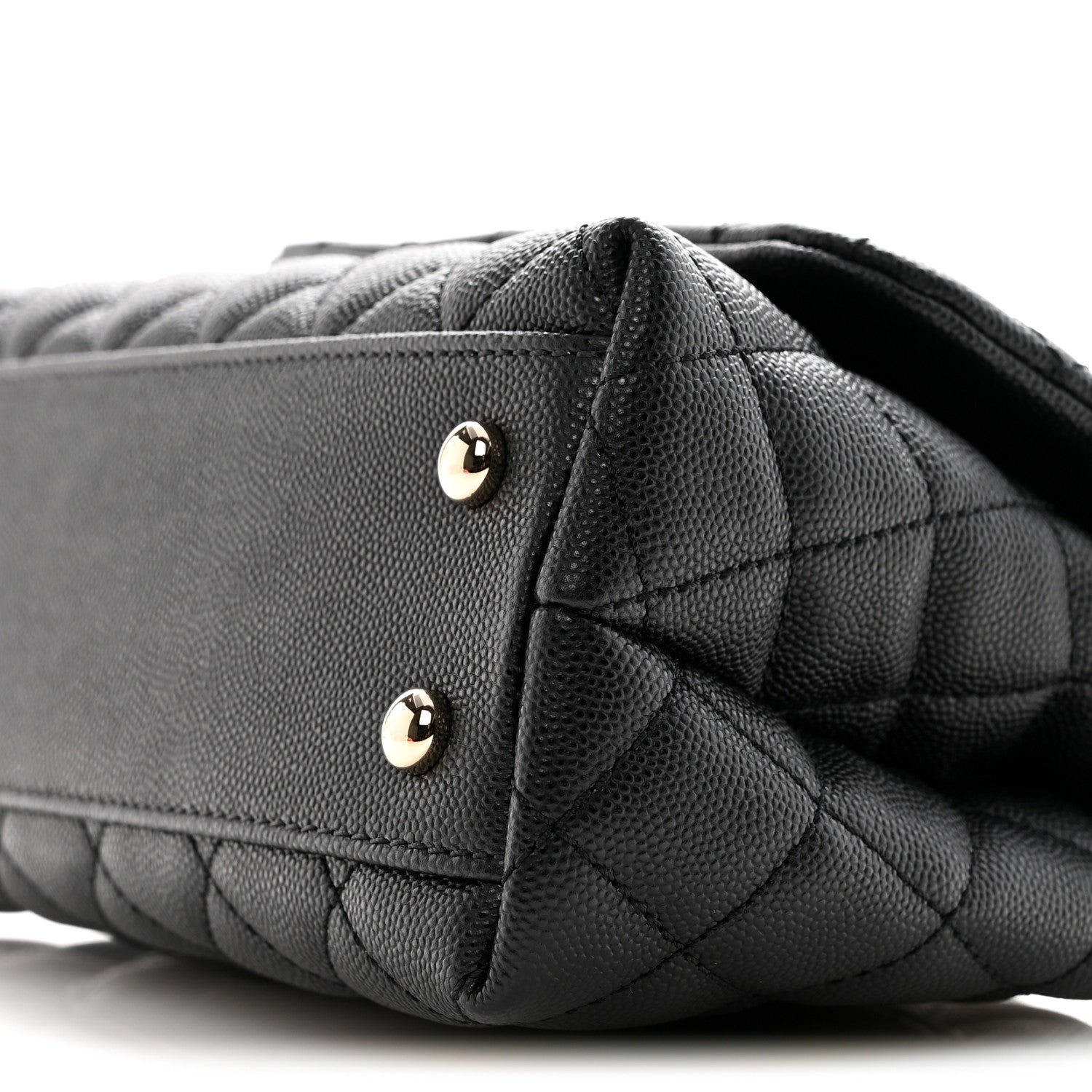 Chanel Caviar Quilted Mini Coco Handle Flap Black 10 of 11