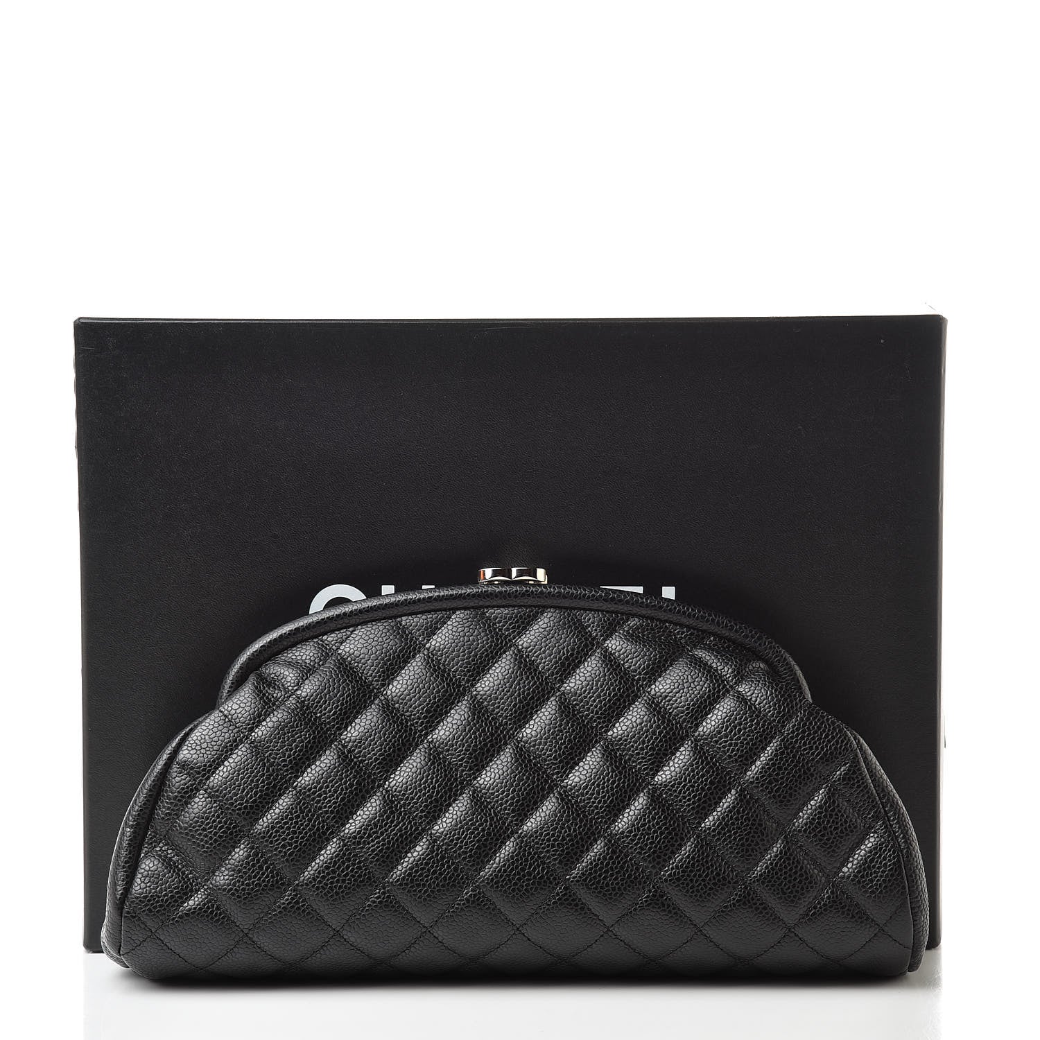 Chanel Caviar Quilted Timeless Clutch Black 8 of 8
