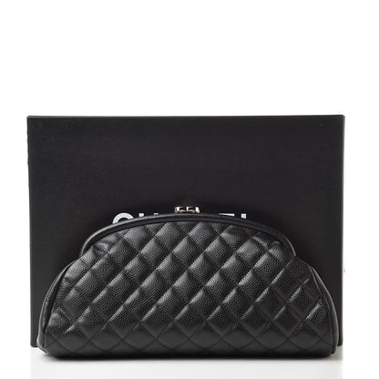 Chanel Caviar Quilted Timeless Clutch Black 8 of 8